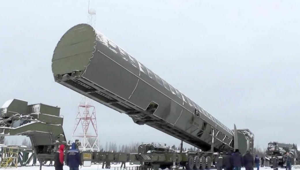 Το 2022 θα εισέλθει στο οπλοστάσιο της Ρωσίας ο διηπειρωτικός πύραυλος Sarmat